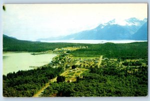1960 Chilkott Alaska Postcard Haines Port Lynn Canal Lumbering Mining Fishing