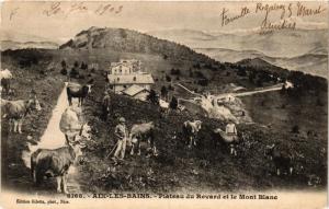 CPA AIX-les-BAINS Plateau du Revard et le Mont Blanc (681663)