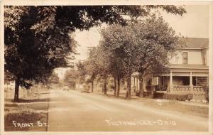 E68/ Tiltonville Ohio Real Photo RPPC Postcard Jefferson Co Front St Homes