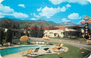 CO, Colorado Springs, Colorado, Rainbow Court Motel, Swimming Pool, Dexter