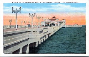 Postcard FL St. Petersburg - Million Dollar Pier