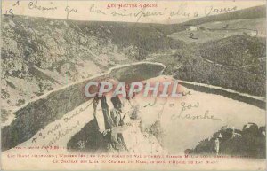 Old Postcard The high Vosges White Lake Val d'Orbey