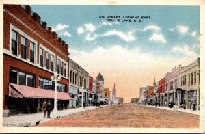 North Dakota Devil's Lake 4th Street Looking East