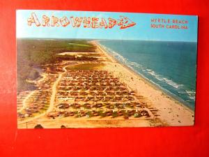 Postcard SC Myrtle Beach Airview Lake Arrowhead Campground