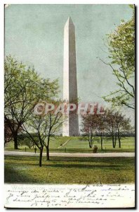 Old Postcard Washington Monument