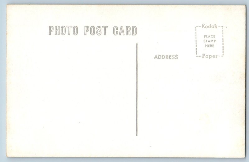 c1940's Brigham Young's Market Whitingham Vermont VT RPPC Photo Vintage Postcard