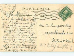 Divided-Back easter CHICK LOOKS AT BROKEN EASTER EGG SHELL r3689