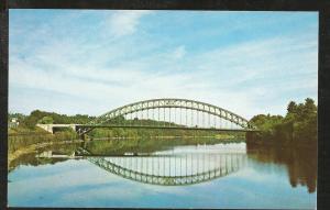 Tyngsboro Bridge Tyngsboro MA Post Card PPC1295