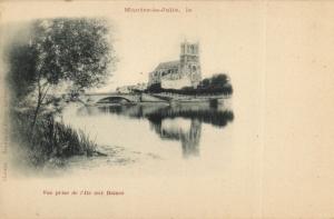 CPA MANTES-la-JOLIE-Vue prise de l'Ile aux Dames (260623)