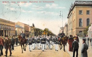 Lot140  germany berlin under the linden trees raise the castle guard military