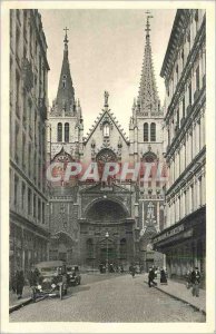 Old Postcard Views of Lyon Eglise St Nizier Automotive