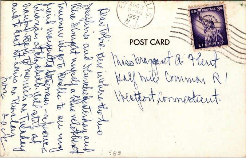 Vtg 1950s B Altman & Company Department Store Short Hills New Jersey NJ Postcard