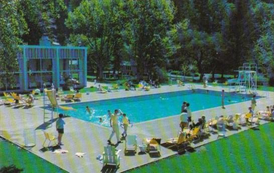 Canada Swimming Pool At Harrison Hotel On Harrison Lake British Columbia