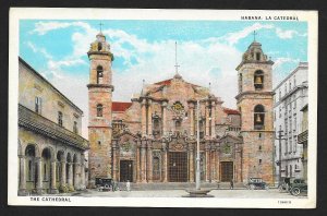 Cathedral Building Havana CUBA Unused c1920s