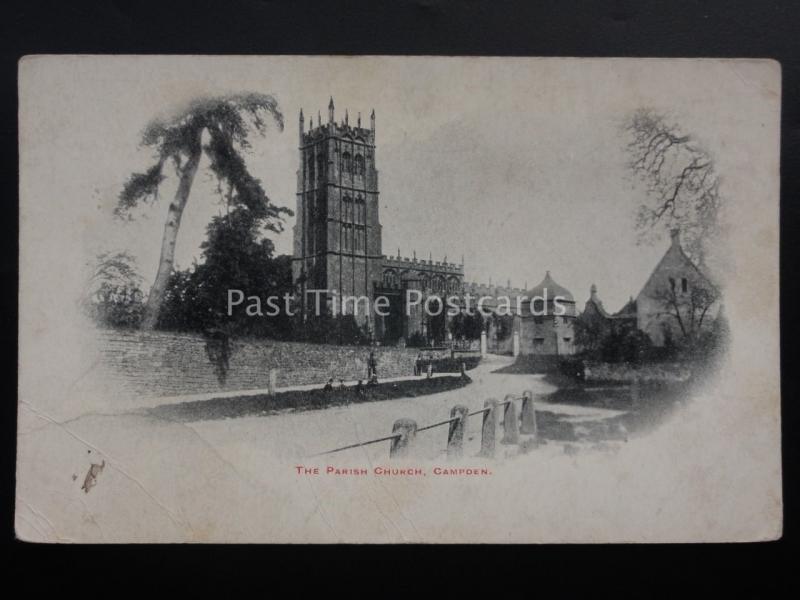 Gloucestershire CHIPPING CAMPDEN PARISH CHURCH - Old Postcard by Horne's Series