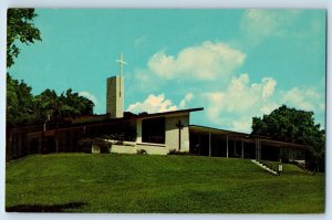 c1960 Lakeland Florida Vintage Postcard Grace Ev. Lutheran Church Ingraham Ave.