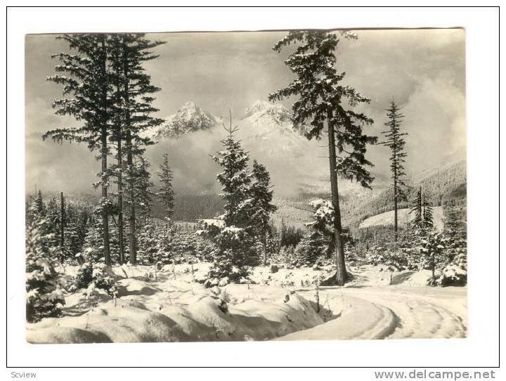 Vysoke Tatry , Slovakia, 30-40s ; Lomnicky stit od Matliar