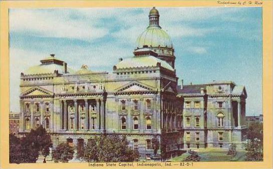 Indiana Indianapolis Indiana State Capitol