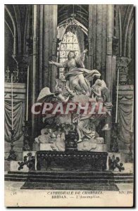 Postcard Old Cathedral of Chartres Bridan Assumption