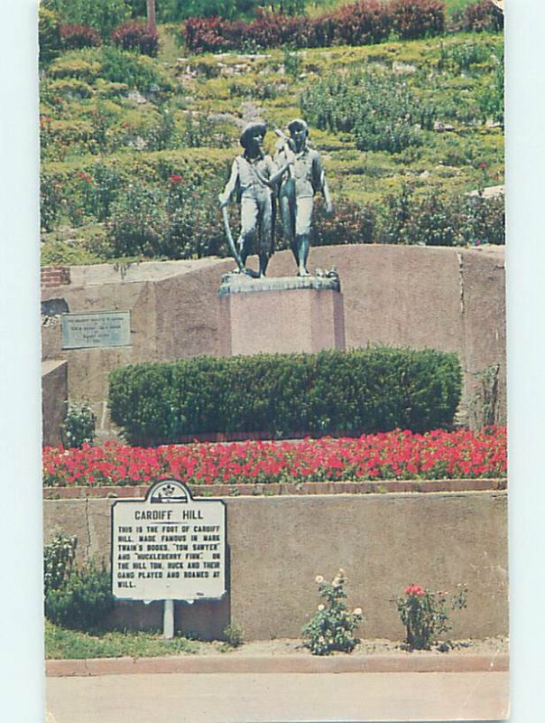 Pre-1980 MONUMENT SCENE Hannibal Missouri MO AE7446