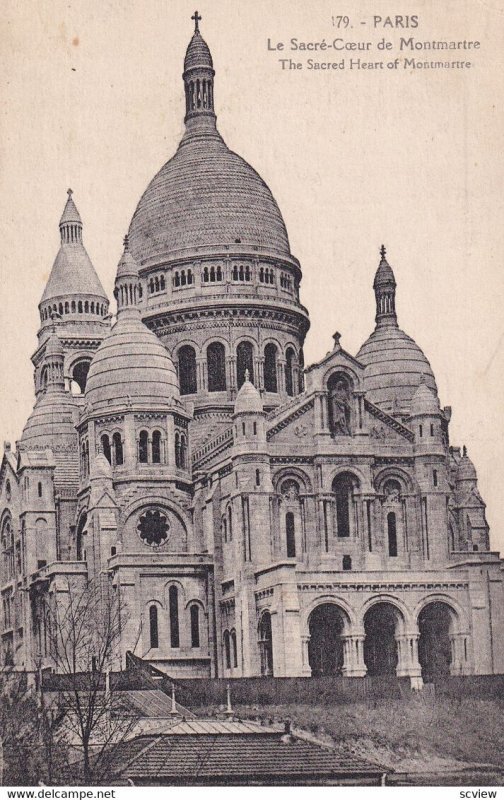 PARIS, France, 1900-1910s; The Sacred Heart Of Montmartre