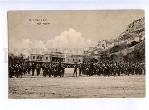 213914 GIBRALTAR Military Boys Brigade Vintage postcard