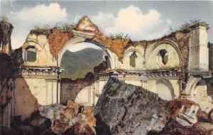 E39/ Antiqua Guatemala Postcard c1920s Ruinas de la Recoleccion 3