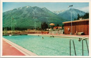 Swimming Pool Jasper Alberta AB Whistler Mountain No 86 Unused Postcard G31