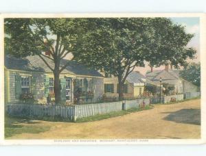 Divided-Back HOUSES AT SCONSET Cape Cod - Nantucket Massachusetts MA E9600
