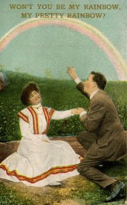 Greeting - Won't you be my rainbow?