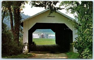 Postcard - Longley Bridge, Montgomery, Vermont, USA