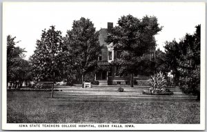 State Teachers College Hospital Cedar Falls Iowa IA Postcard