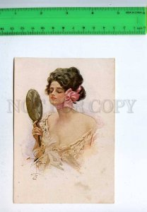 202170 BELLE w/ Mirror by Harrison FISHER russian without back