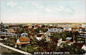 Edmonton Alberta AB Birdseye Macfarlane #1051 Postcard H14 *as is