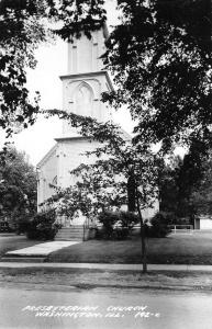 Washington Illinois Presbyterian Church Real Photo Antique Postcard K54578