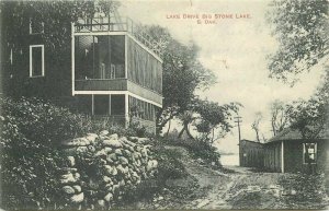 Big Stone Lake Drive 1916 Postcard South Dakota Schnacke 11867