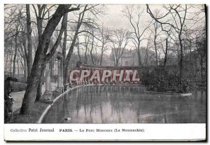 Old Postcard Peurnal Paris Parc Monceau The Naumachie