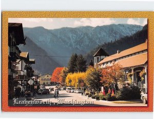 Postcard Autumn Time in Leavenworth's City Park Leavenworth Washington USA