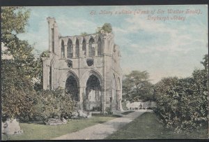 Scotland Postcard-St Mary's Aisle, Tomb of Sir Walter Scott,Dryburgh Abbey DP904