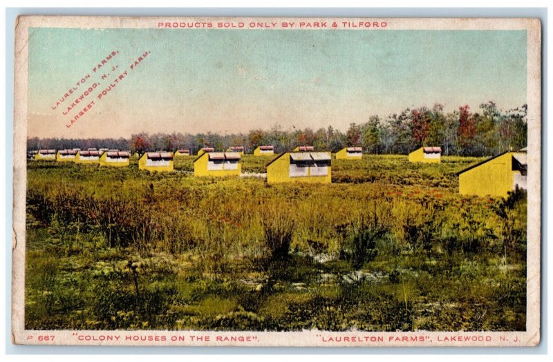 c1930's Colony Houses Laurelton Farms Lakewood New Jersey NJ Postcard
