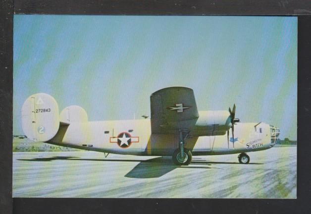 Consolidated B-24D Liberator Postcard 