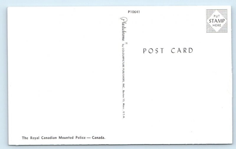 Royal Canadian Mounted Police - CANADA Postcard