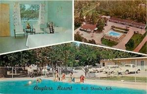 AR, Bull Shoals, Arkansas, Anglers Resort, Multi View, Dexter Press 96876-B