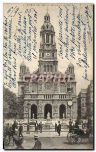 Paris Postcard Ancient Church of the Trinity