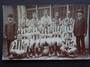 Sport W.S.B. 1912-13 FOOTBALL CLUB Team Photograph c1913 RP Postcard