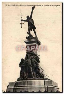 Old Postcard Maubeuge Monument Victory Commemorative Wattignies Army