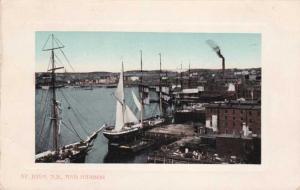 Harbor at St John NB, New Brunswick, Canada pm 1911