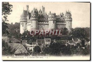 Old Postcard Pierrefonds Chateau north coast