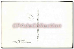 Old Postcard Vaux Church Apse The Romane