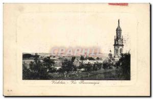 Verdelais Old Postcard Panoramic view